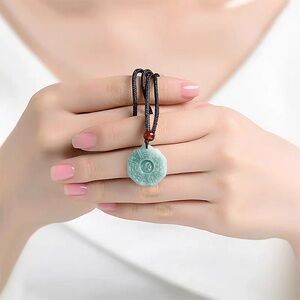 Natural Grade A Type Jadeite Burmese Jade pendant